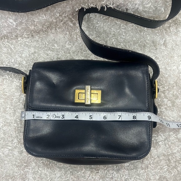 CELINE Logo Hardware Leather Mini Crossbody Bag - Picture 10 of 16
